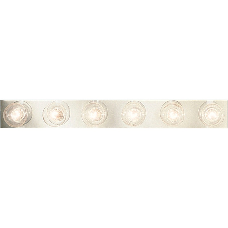 Broadway-Deluxe Six Light Bath Vanity in Polished Chrome