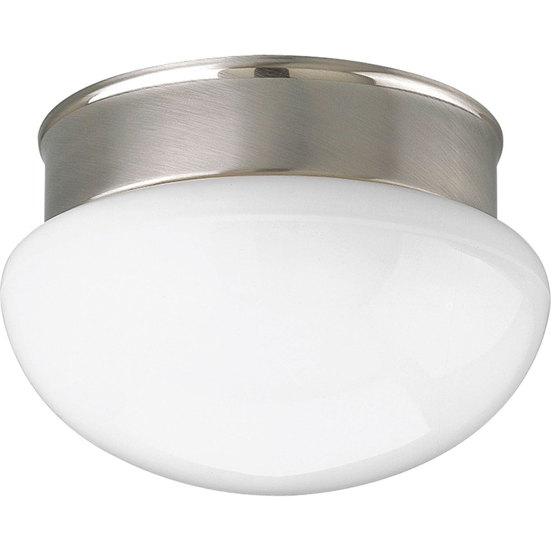 Fitter One Light Flush Mount in Brushed Nickel