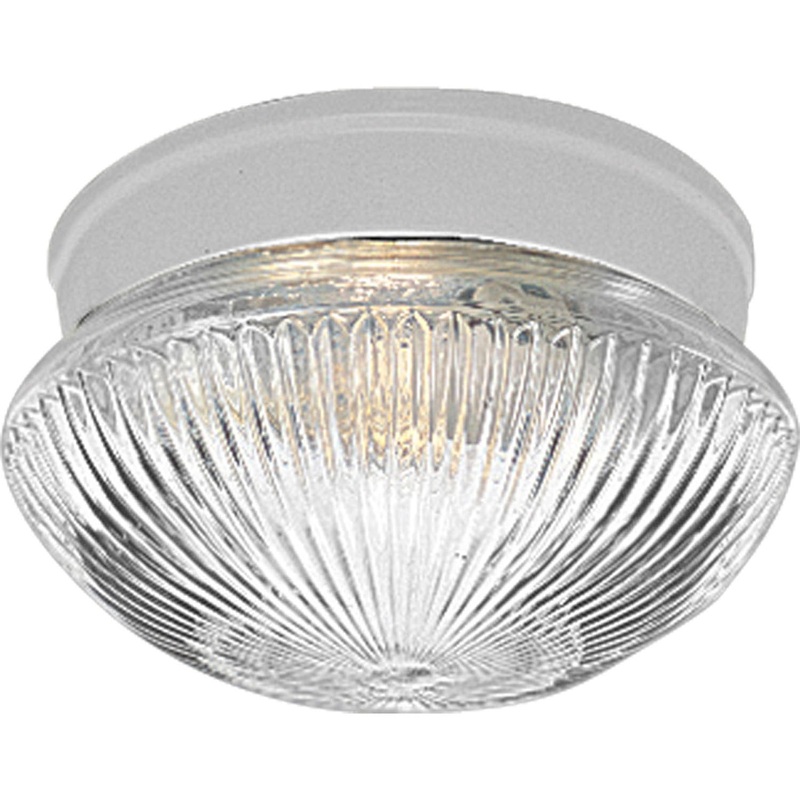 Fitter One Light Flush Mount in White