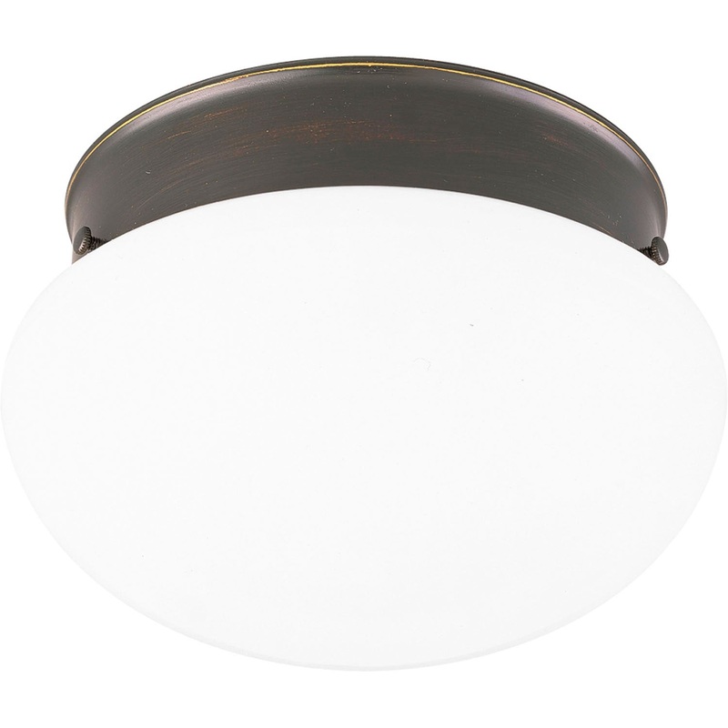 Fitter Two Light Flush Mount in Antique Bronze