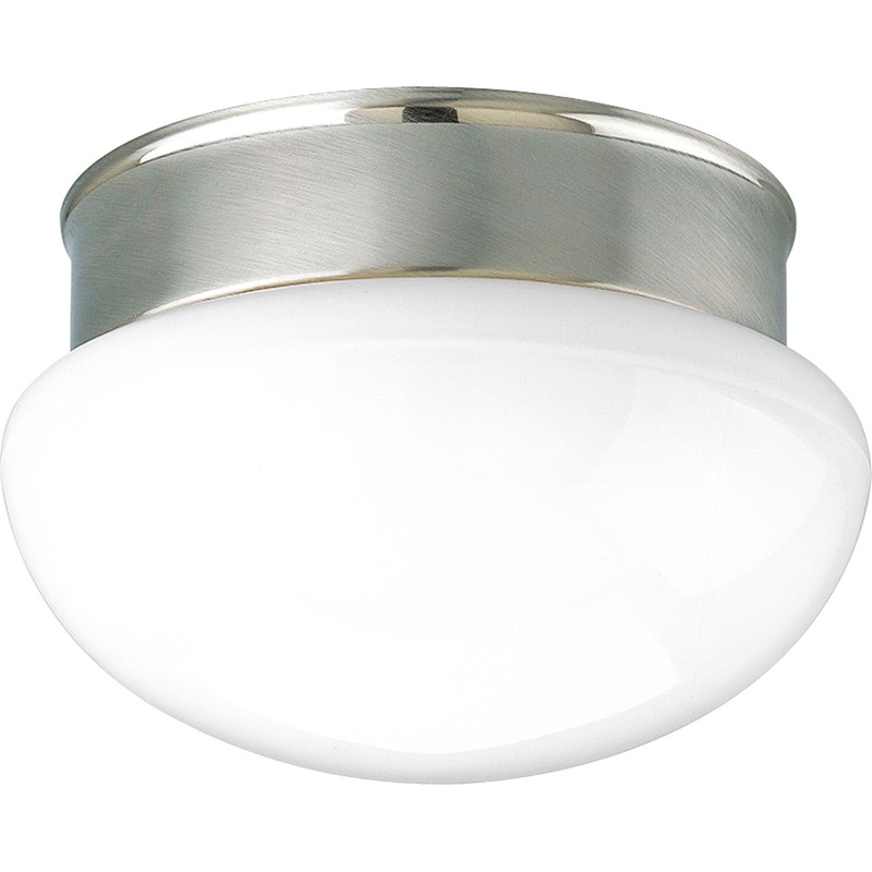 Fitter Two Light Flush Mount in Brushed Nickel