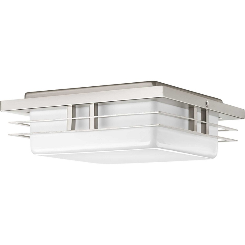 Helm Led LED Wall/Ceiling Mount in Brushed Nickel