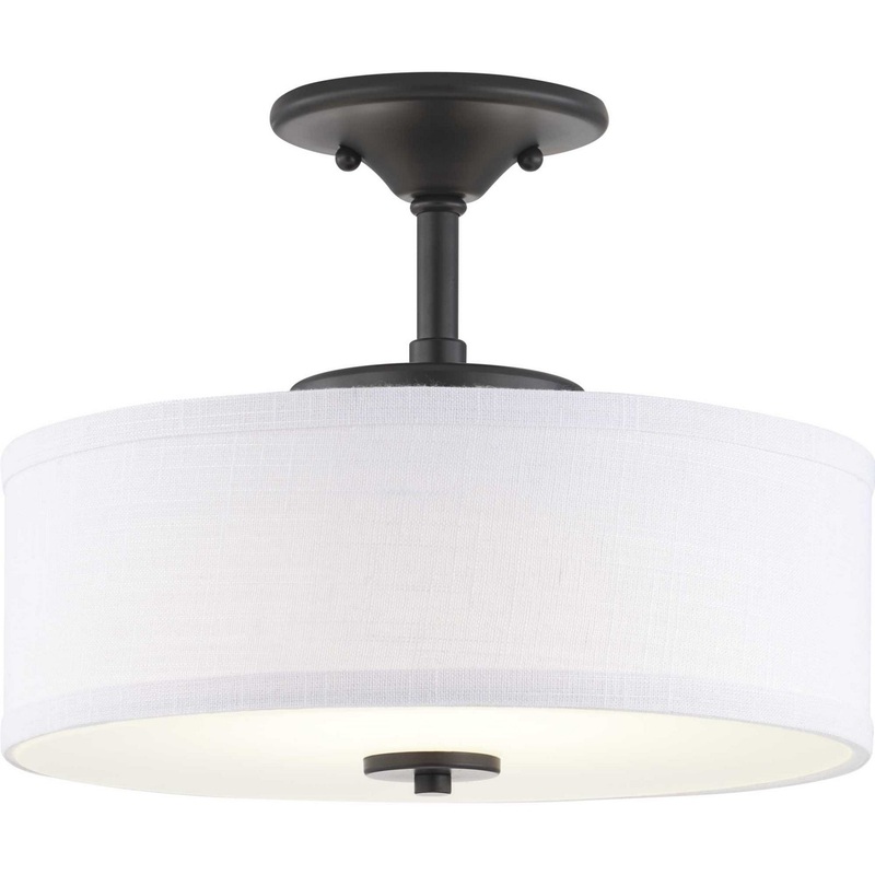 Inspire Led LED Semi-Flush in Graphite
