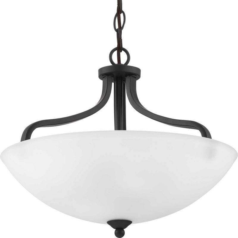 Laird Three Light Semi-Flush Mount in Antique Bronze