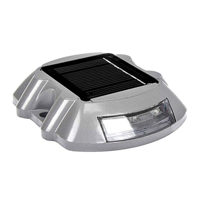 Solar Stud For Path And Roadways Constant Entire Night in Grey