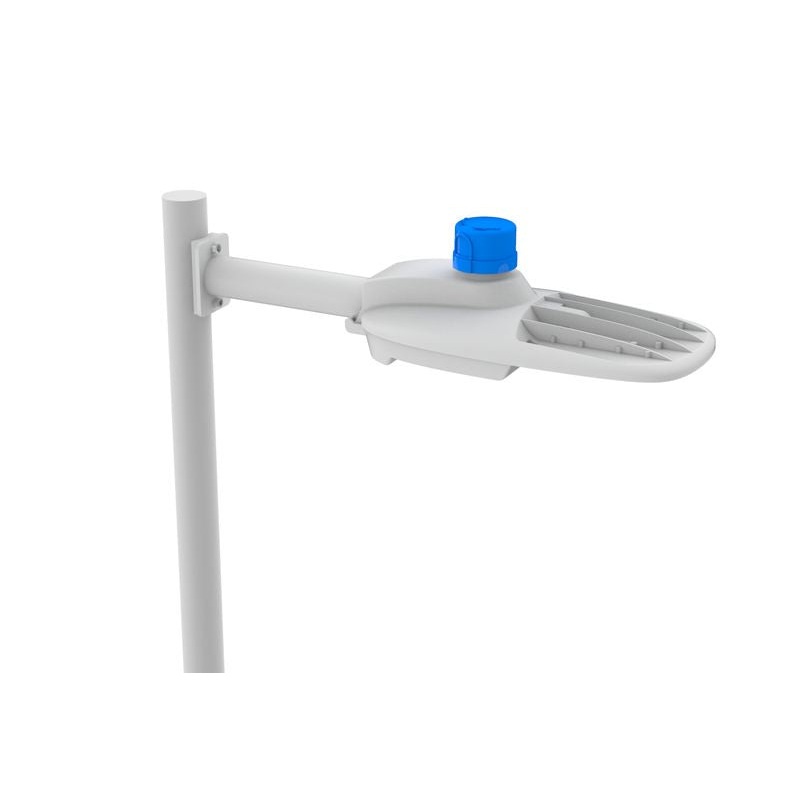 Street Light Wall Mounting Arm in Light Grey