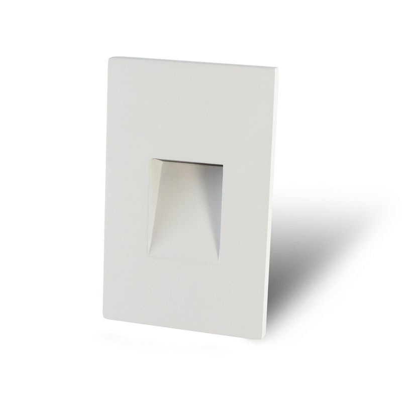 Vertical Recessed Trim in White