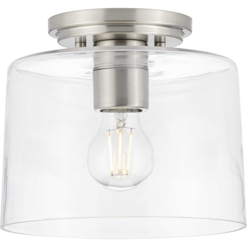 Adley One Light Flush Mount in Brushed Nickel
