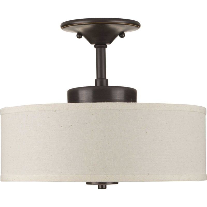 Inspire Led LED Semi-Flush Mount in Antique Bronze