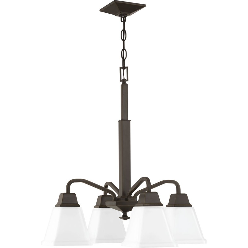 Clifton Heights Four Light Chandelier in Antique Bronze