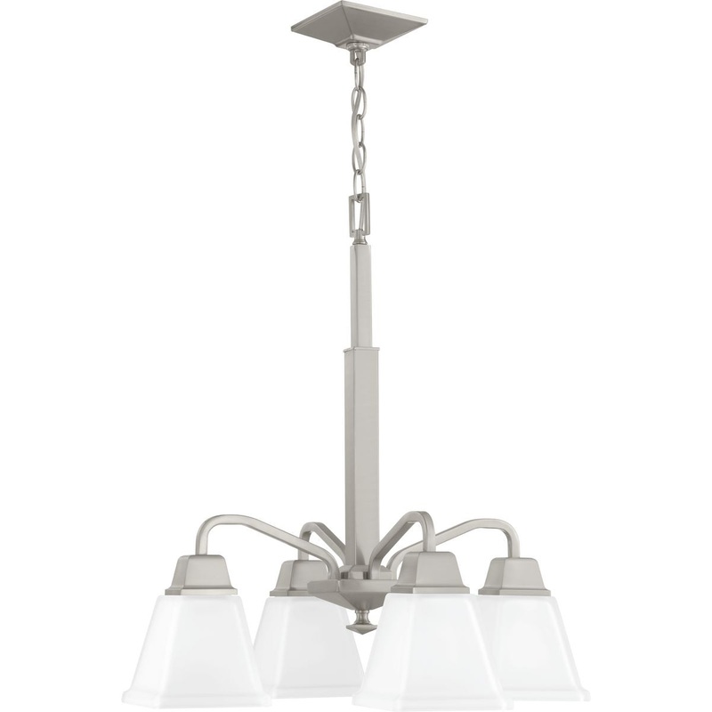 Clifton Heights Four Light Chandelier in Brushed Nickel