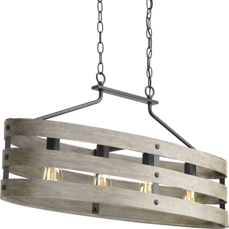Gulliver Four Light Island Pendant in Graphite