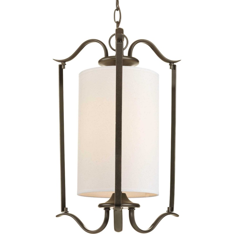 Inspire One Light Foyer Pendant in Antique Bronze
