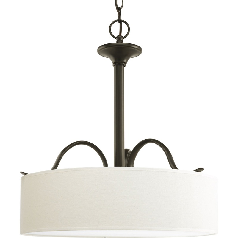 Inspire Three Light Pendant in Antique Bronze
