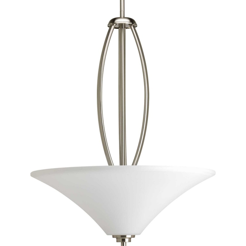 Joy Three Light Pendant in Brushed Nickel