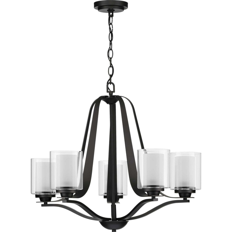 Kene Five Light Chandelier in Graphite