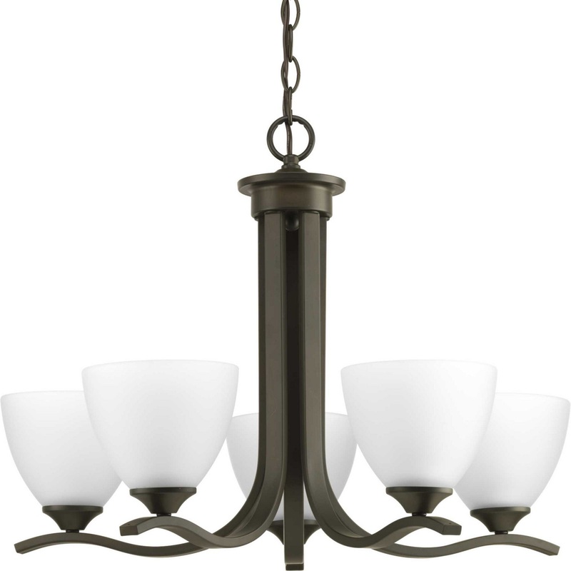 Laird Five Light Chandelier in Antique Bronze