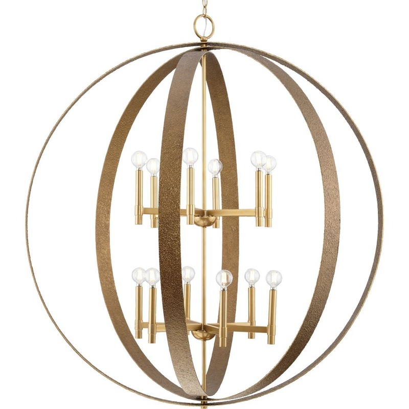Allegheny 12 Light Chandelier in Soft Gold