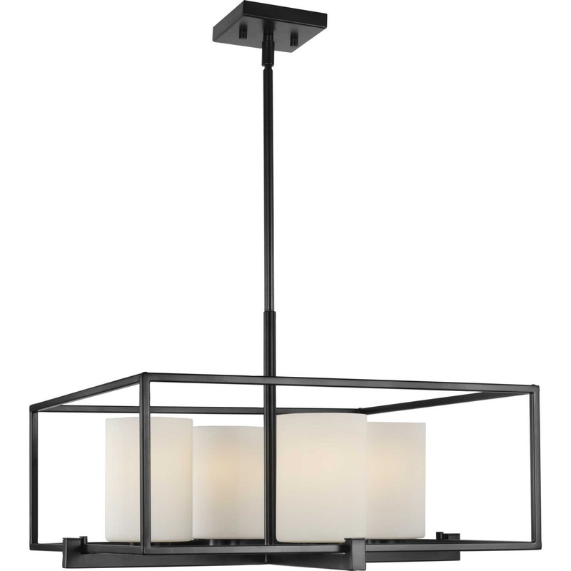 Chadwick Four Light Chandelier in Black