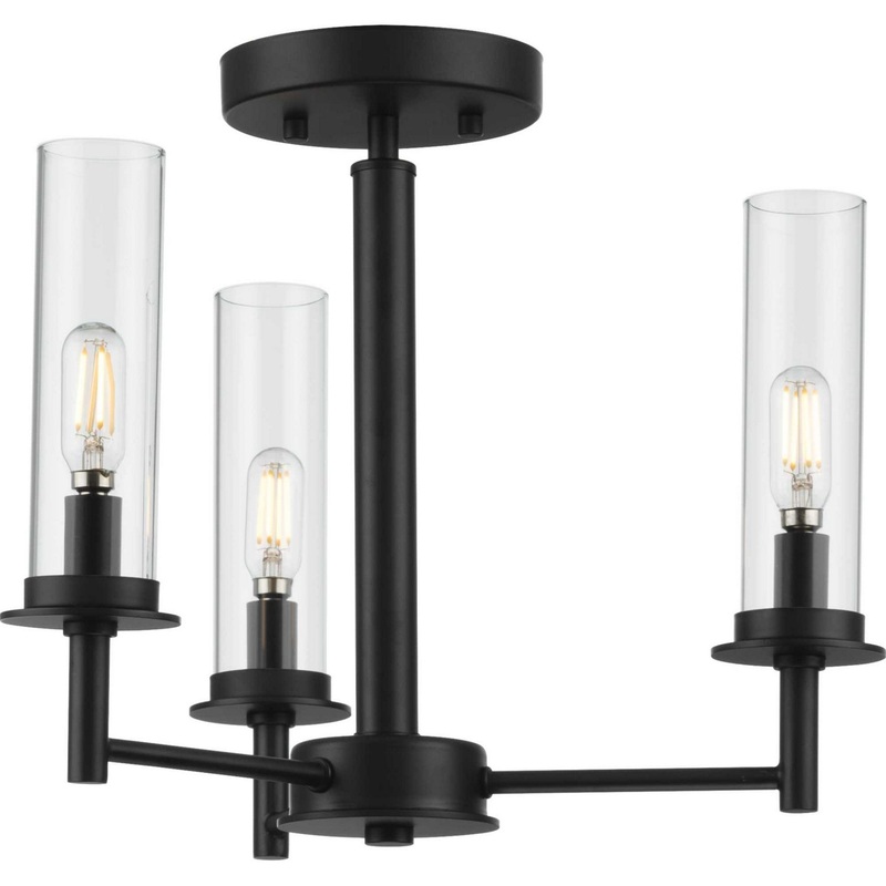 Kellwyn Three Light Chandeler in Matte Black