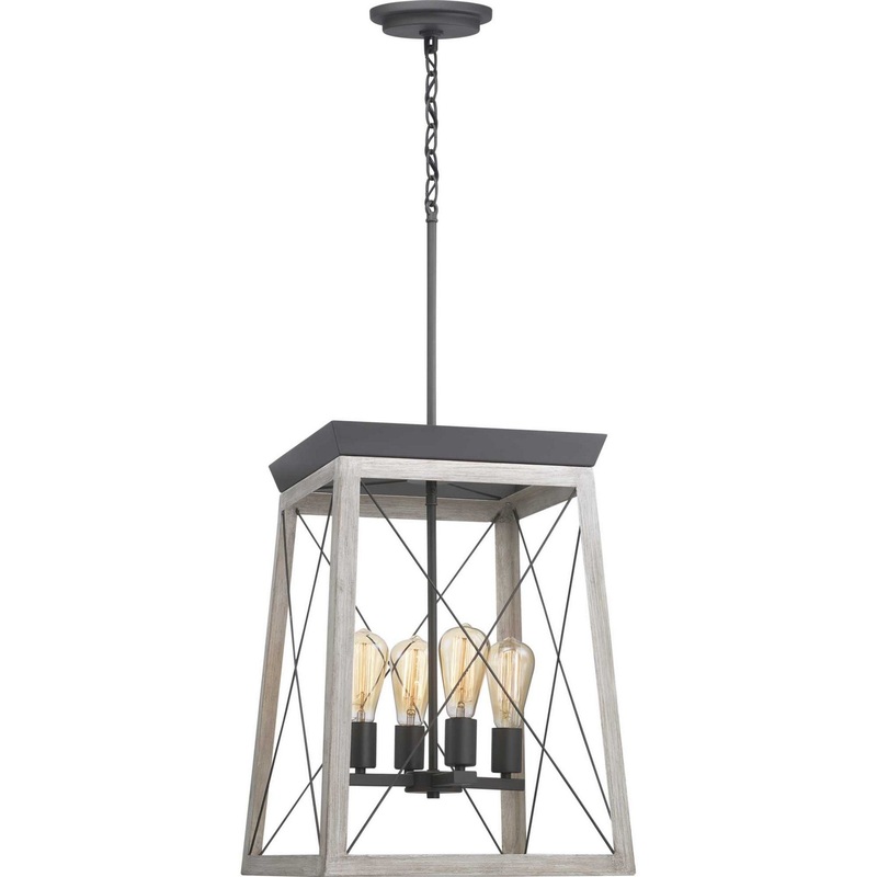 Briarwood Four Light Foyer Pendant in Graphite
