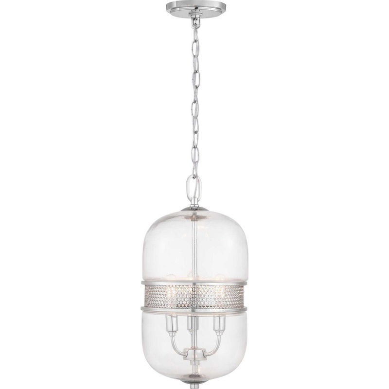 Cayce Three Light Pendant in Polished Chrome