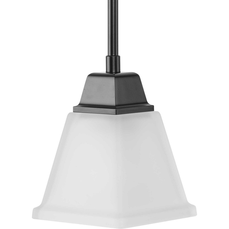 Clifton Heights One Light Pendant in Matte Black