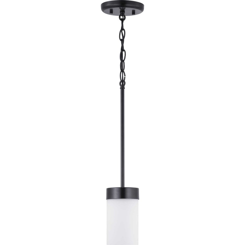 Elevate One Light Mini-Pendant in Black
