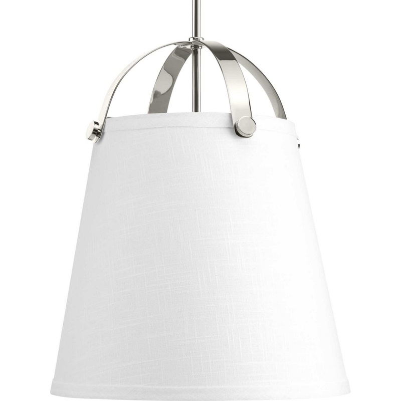 Galley Two light Pendant in Polished Nickel