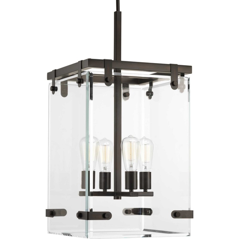 Glayse Four Light Pendant in Antique Bronze