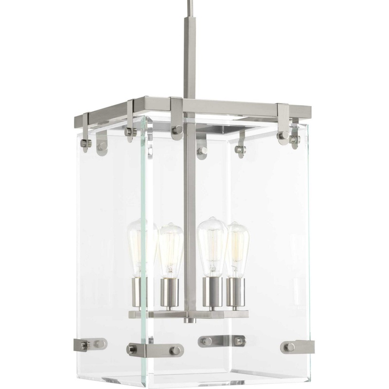 Glayse Four Light Pendant in Brushed Nickel