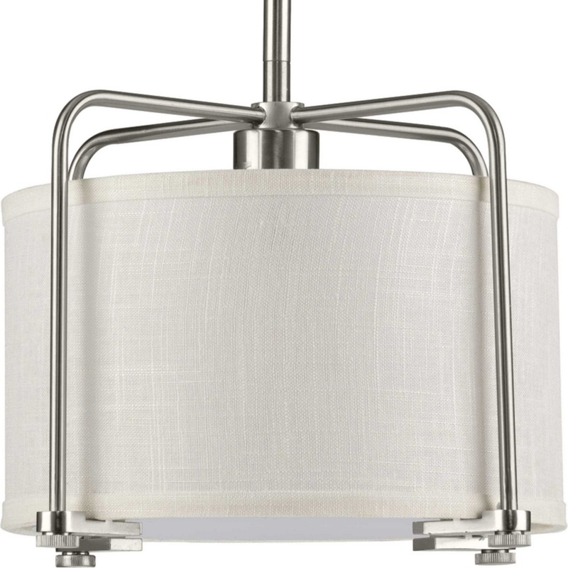 Kempsey One Light Pendant in Brushed Nickel