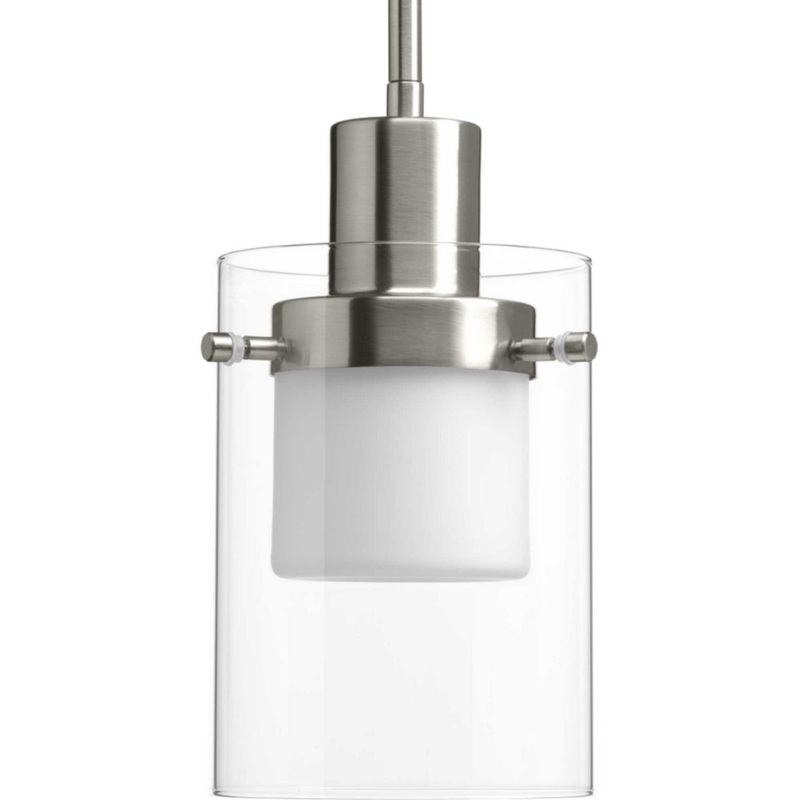 Moderna Led LED Mini Pendant in Brushed Nickel