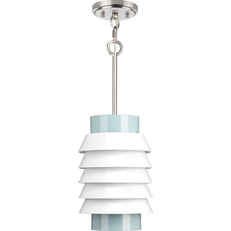 Point Dume-Onshore One Light Pendant in Brushed Nickel