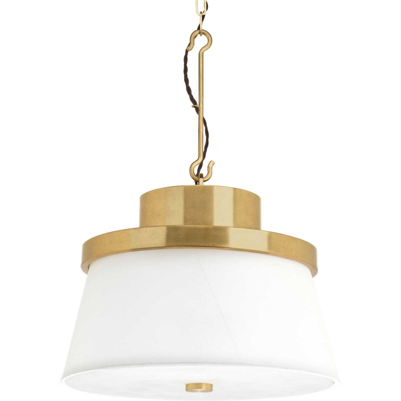 Point Dume-Windbluff Three Light Pendant in Brushed Brass