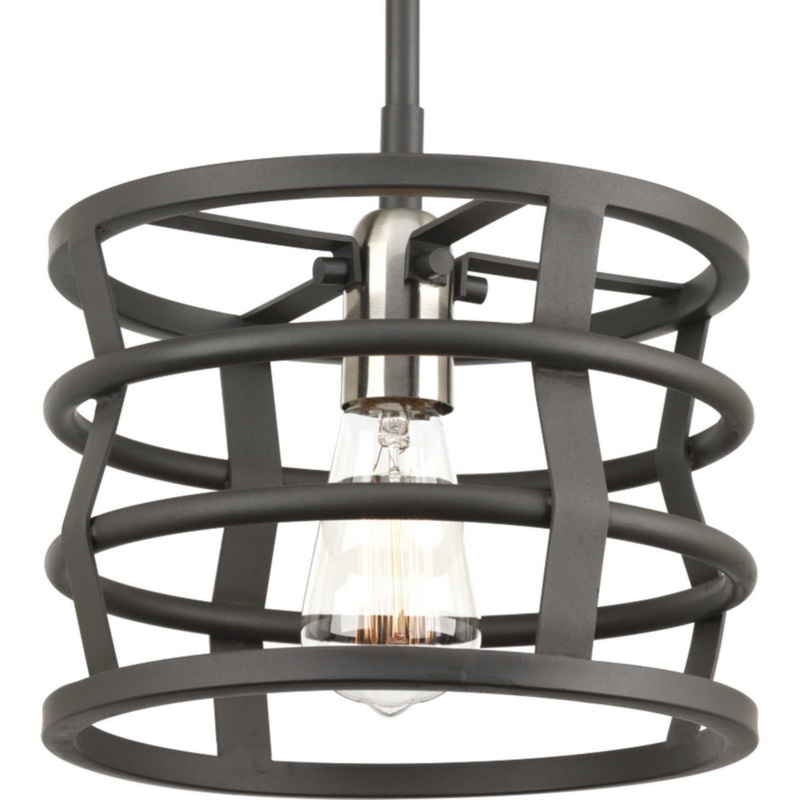 Remix One Light Mini Pendant in Graphite