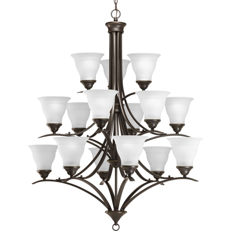 Trinity 15 Light Chandelier in Antique Bronze