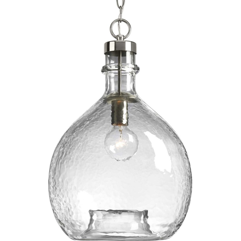 Zin One Light Pendant in Brushed Nickel