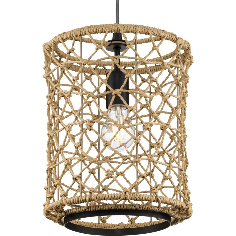 Chandra One Light Pendant in Matte Black