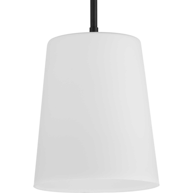 Clarion One Light Pendant in Matte Black