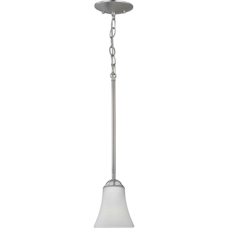 Classic One Light Pendant in Brushed Nickel