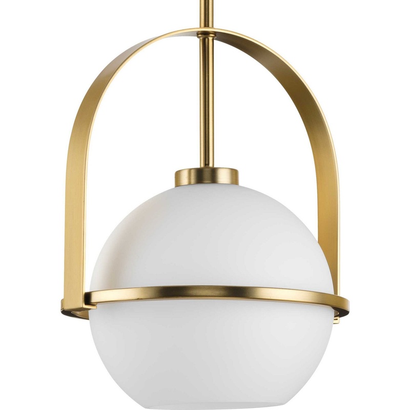 Delayne One Light Pendant in Brushed Bronze