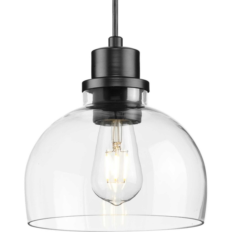 Garris One Light Mini Pendant in Matte Black