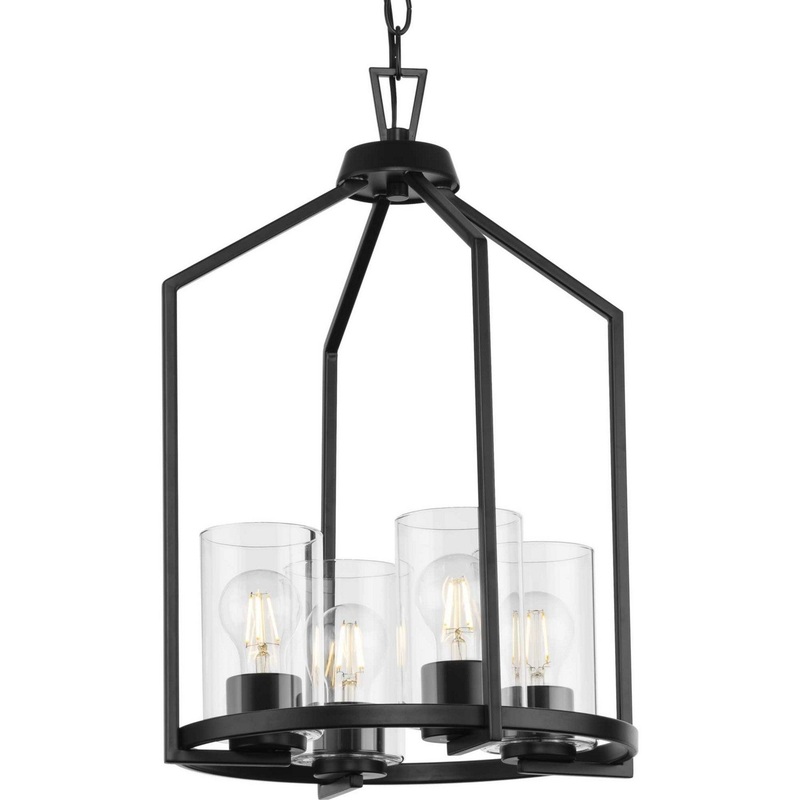 Goodwin Four Light Hall & Foyer Light in Matte Black