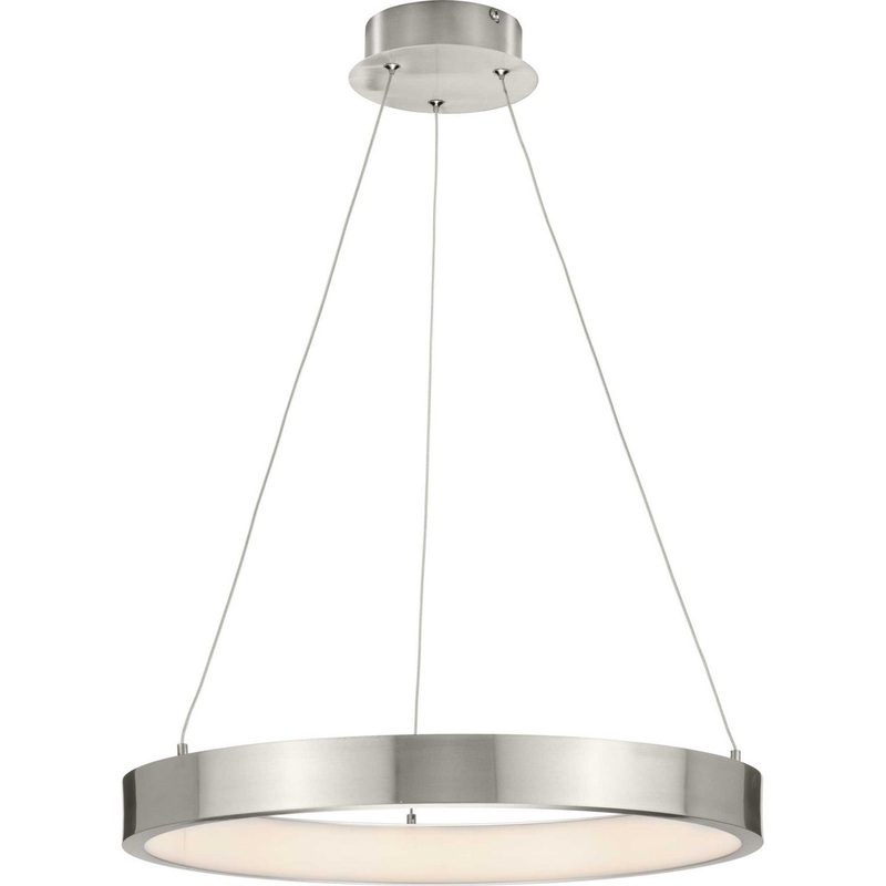 Inverse Led LED Pendant in Brushed Nickel
