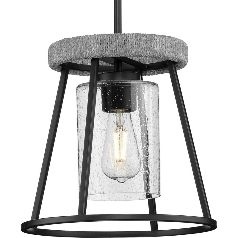 Laramie One Light Pendant in Matte Black