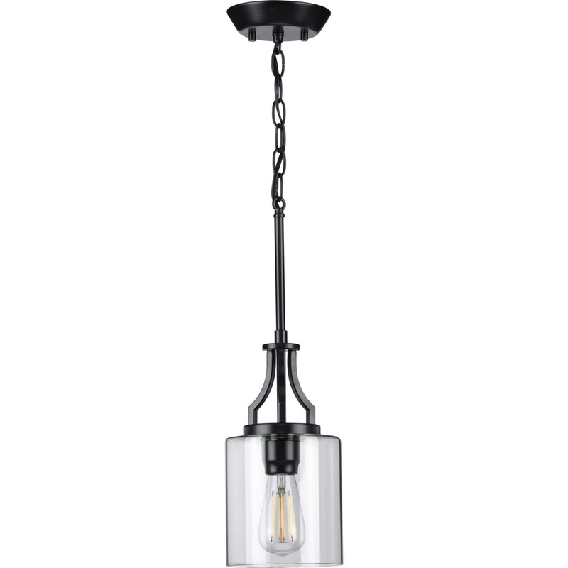 Lassiter One Light Mini Pendant in Black