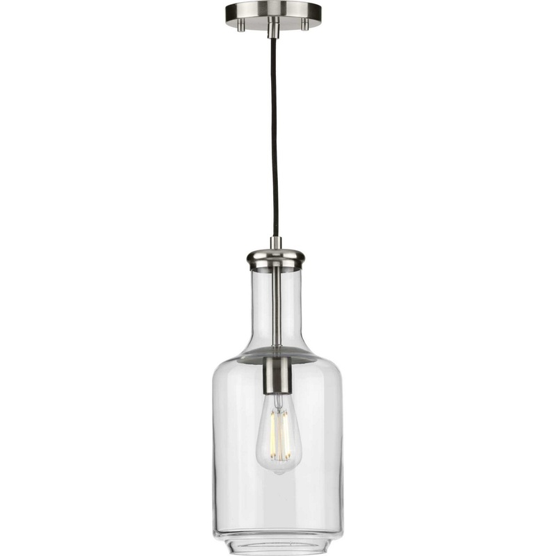 Latrobe One Light Pendant in Brushed Nickel