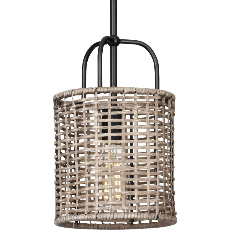 Lavelle One Light Pendant in Matte Black