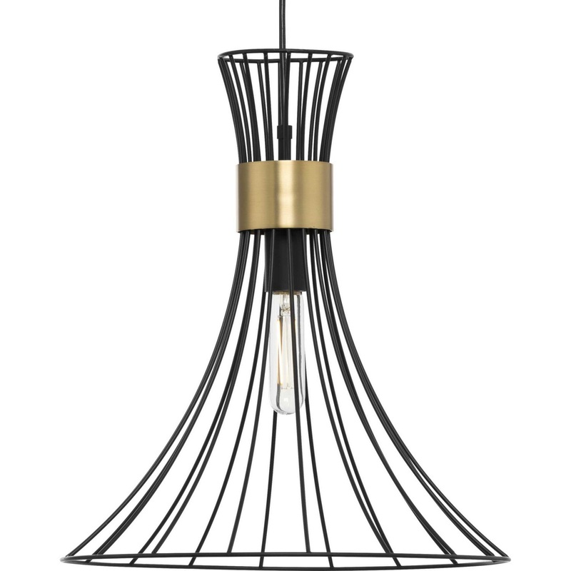 Lorin One Light Pendant in Matte Black